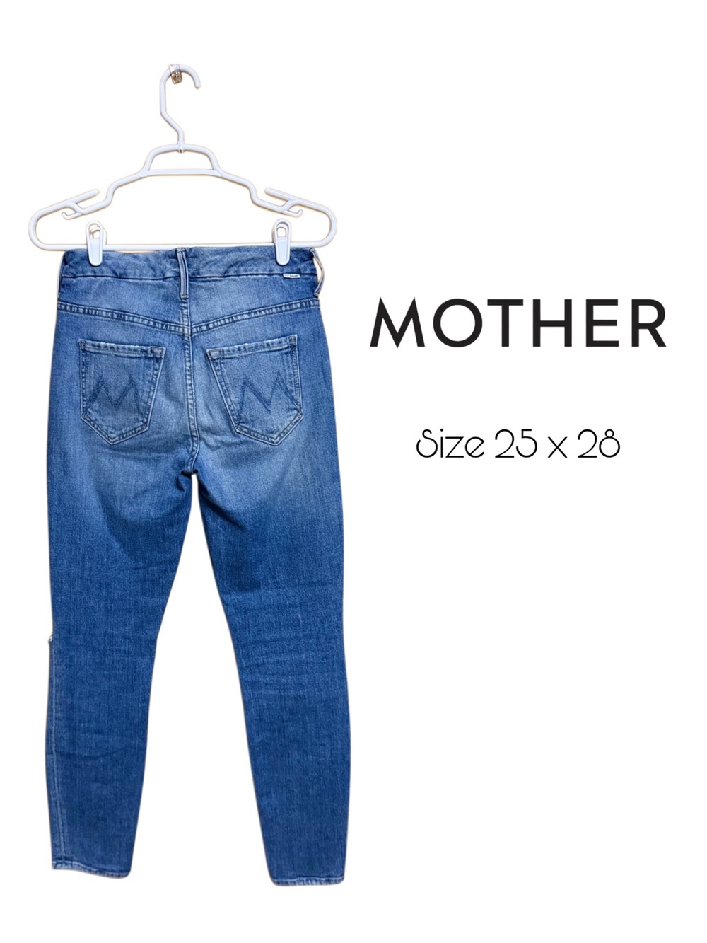 ✨ MOTHER High Waisted Looker Ankle Jeans | Popism Wash | Like New - Picture 3 of 8